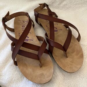 Blowfish Malibu flat sandals.